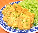 高野豆腐のチーズサンドピカタ